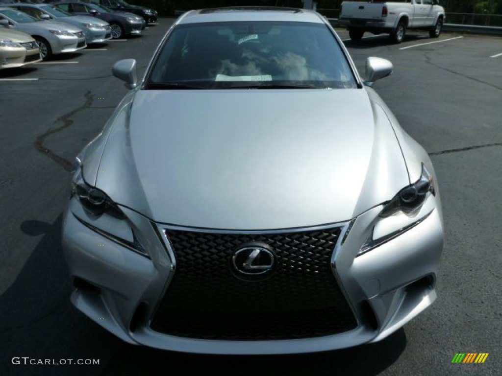 2014 IS 250 F Sport AWD - Silver Lining Metallic / Black photo #7