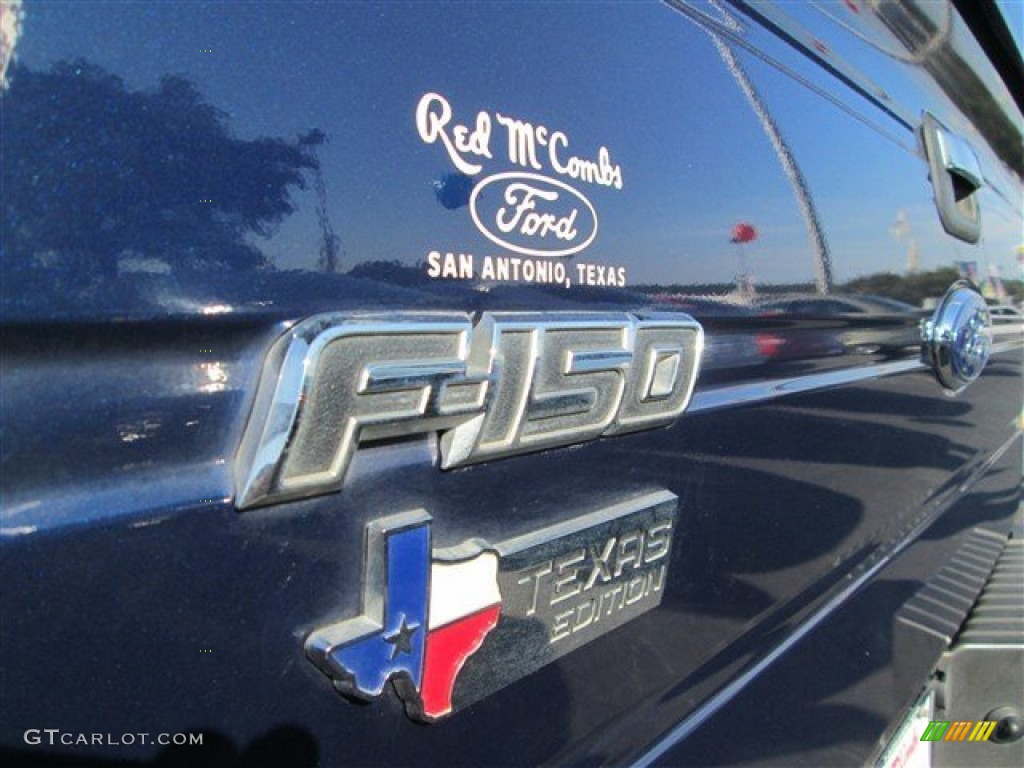 2010 F150 XLT SuperCrew - Dark Blue Pearl Metallic / Medium Stone photo #6