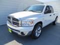 2008 Bright White Dodge Ram 1500 Lone Star Edition Quad Cab  photo #7