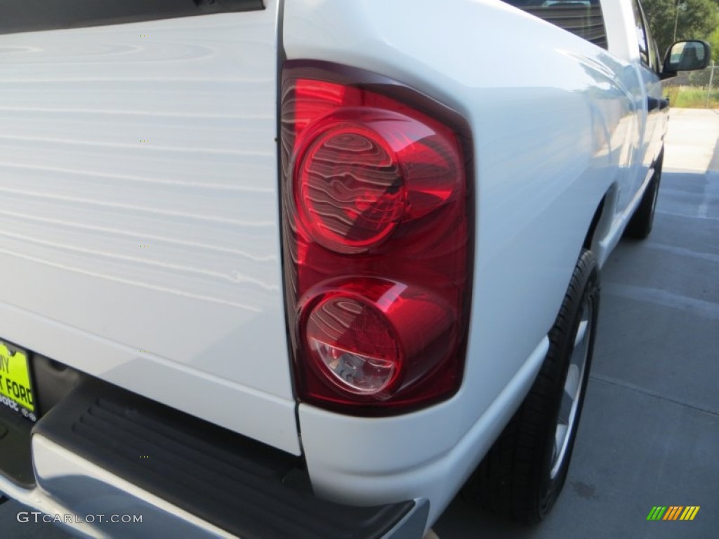 2008 Ram 1500 Lone Star Edition Quad Cab - Bright White / Medium Slate Gray photo #17