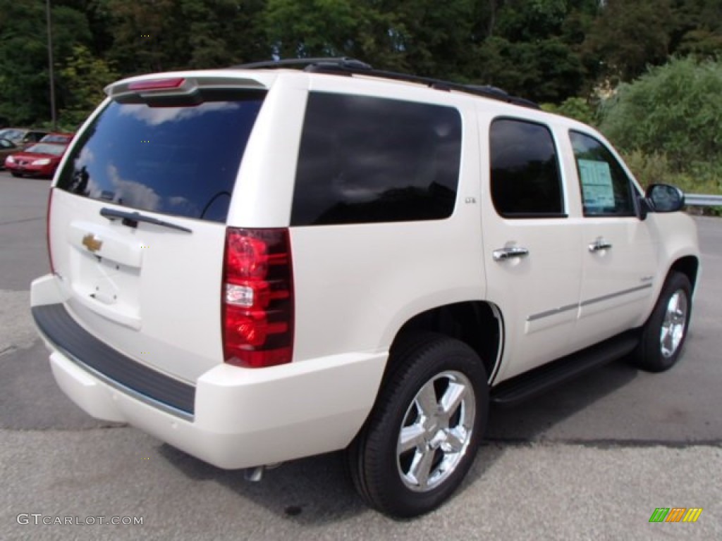 2014 Tahoe LTZ 4x4 - White Diamond Tricoat / Ebony photo #8