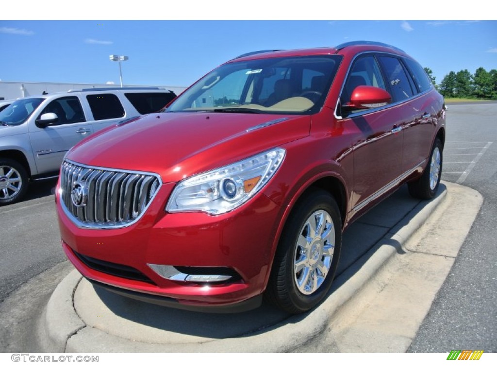 Crystal Red Tintcoat 2014 Buick Enclave Leather Exterior Photo #85285811