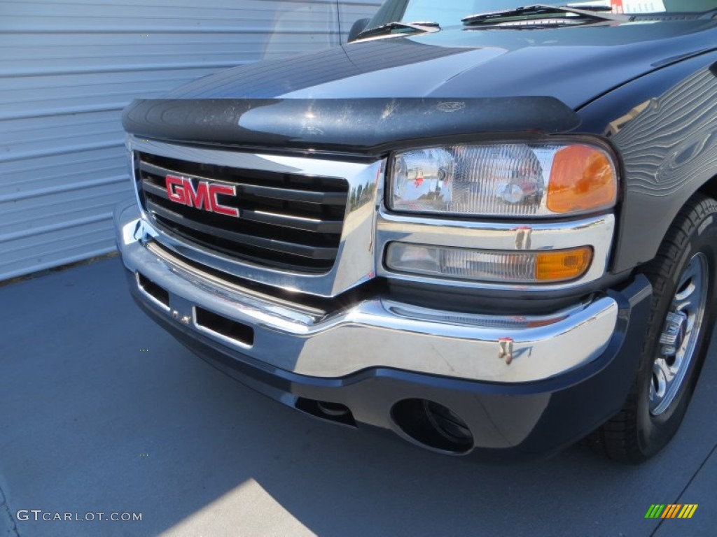 2006 Sierra 1500 SL Crew Cab - Deep Blue Metallic / Dark Pewter photo #10