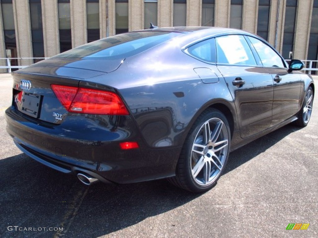 Oolong Gray Metallic 2014 Audi A7 3.0T quattro Prestige Exterior Photo #85288946