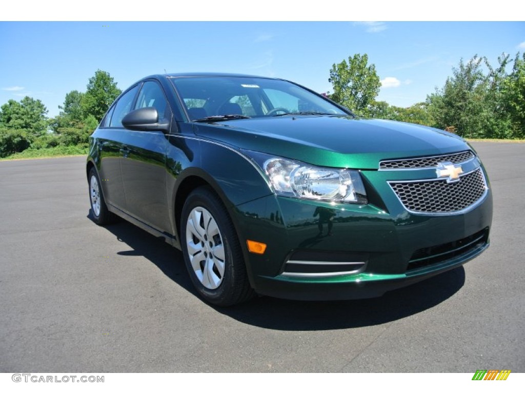 2014 Cruze LS - Rainforest Green Metallic / Jet Black/Medium Titanium photo #1