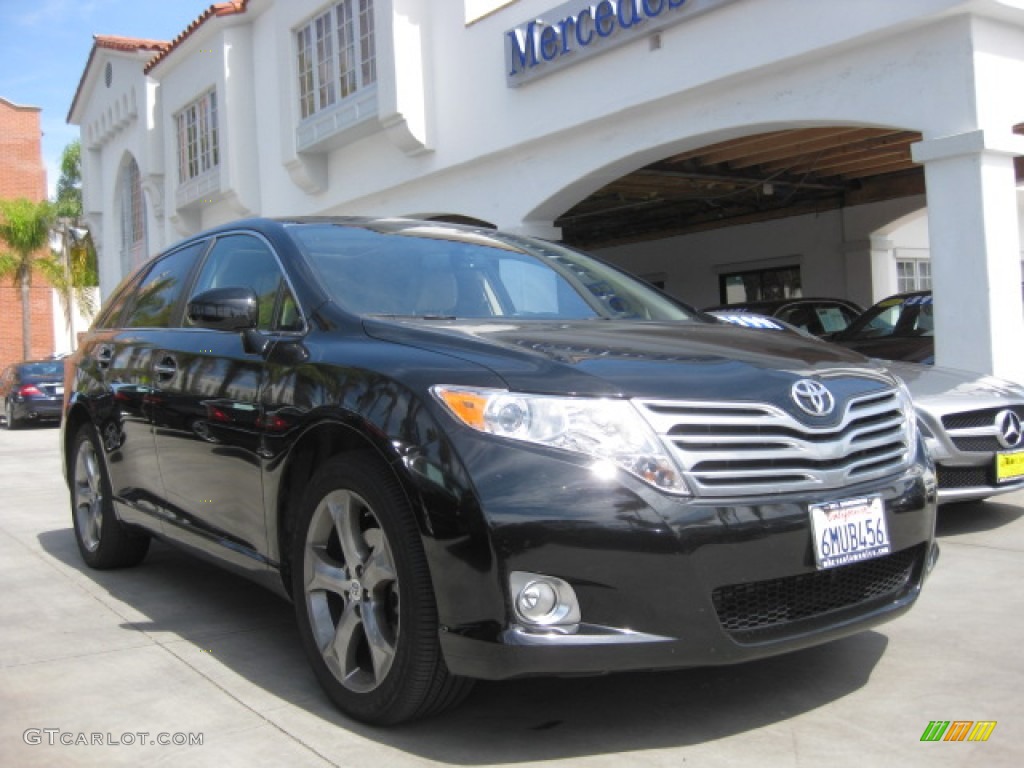 2010 Venza V6 AWD - Black / Gray photo #1