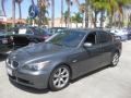 2007 Titanium Grey Metallic BMW 5 Series 550i Sedan  photo #5