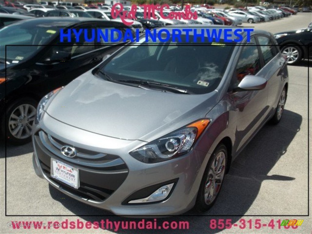2013 Elantra GT - Titanium Gray Metallic / Black photo #1