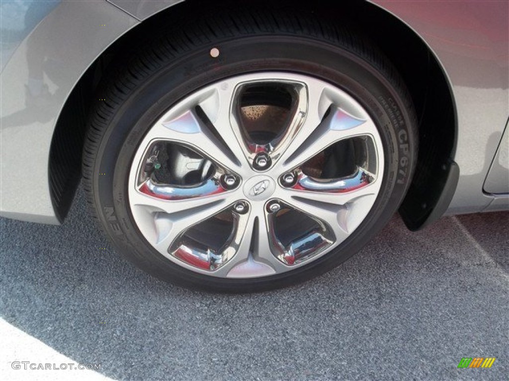 2013 Elantra GT - Titanium Gray Metallic / Black photo #2