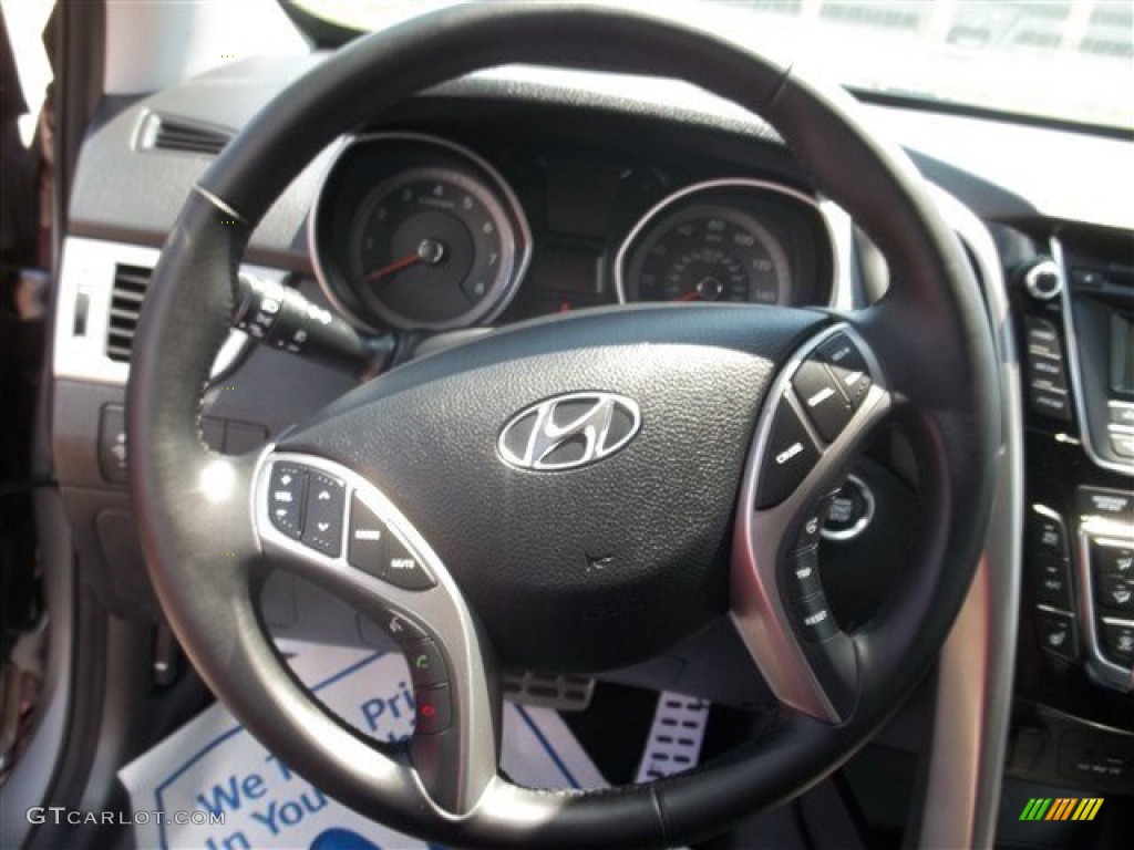 2013 Elantra GT - Titanium Gray Metallic / Black photo #18