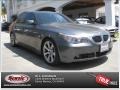 2007 Titanium Grey Metallic BMW 5 Series 550i Sedan  photo #26