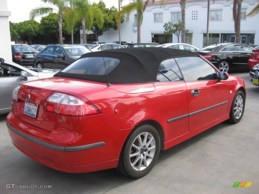 2004 9-3 Arc Convertible - Laser Red / Slate Gray photo #2