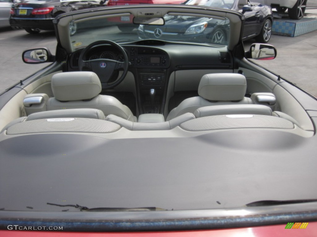 2004 9-3 Arc Convertible - Laser Red / Slate Gray photo #18