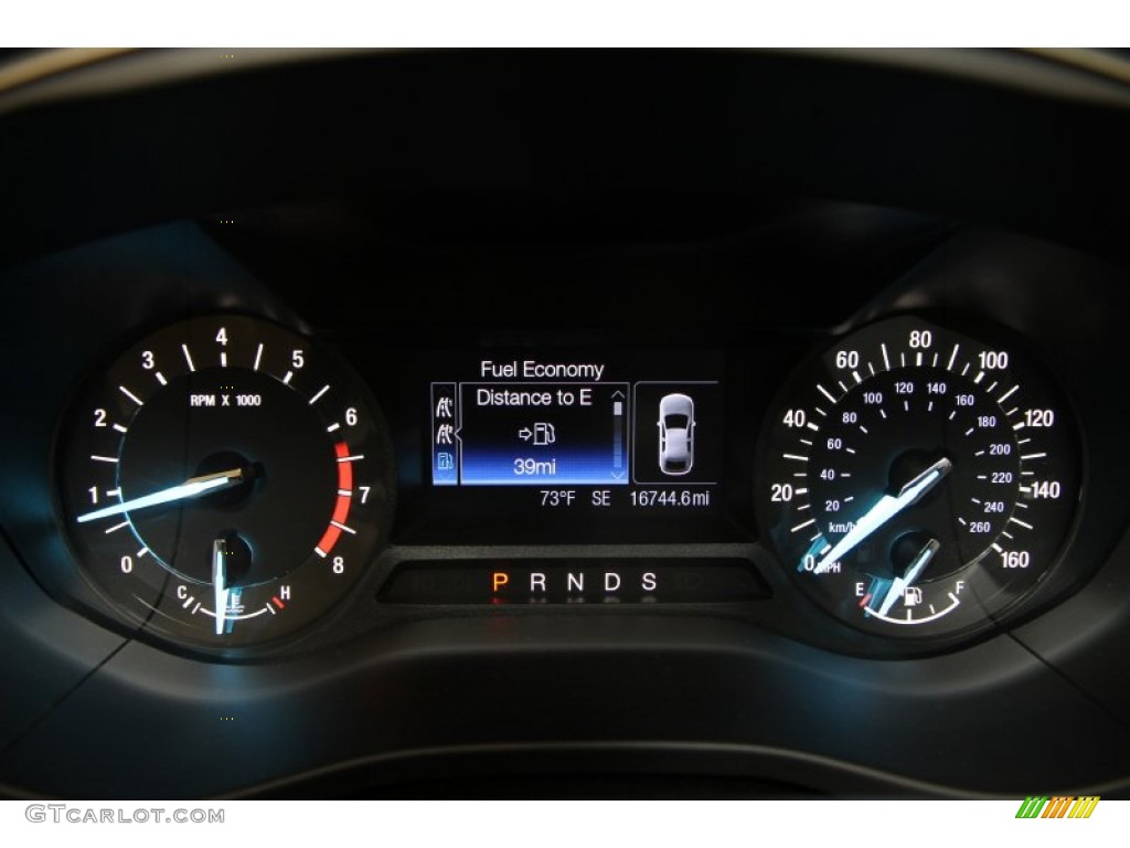 2013 Ford Fusion SE 2.0 EcoBoost Gauges Photo #85293262