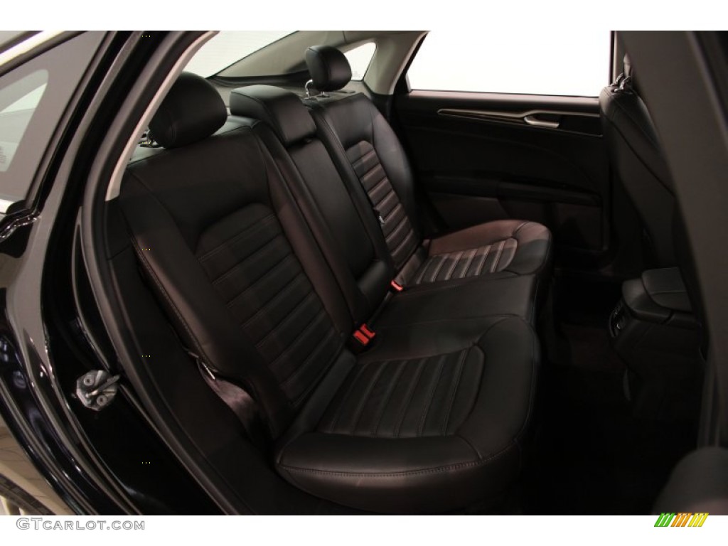 2013 Ford Fusion SE 2.0 EcoBoost Rear Seat Photo #85293344