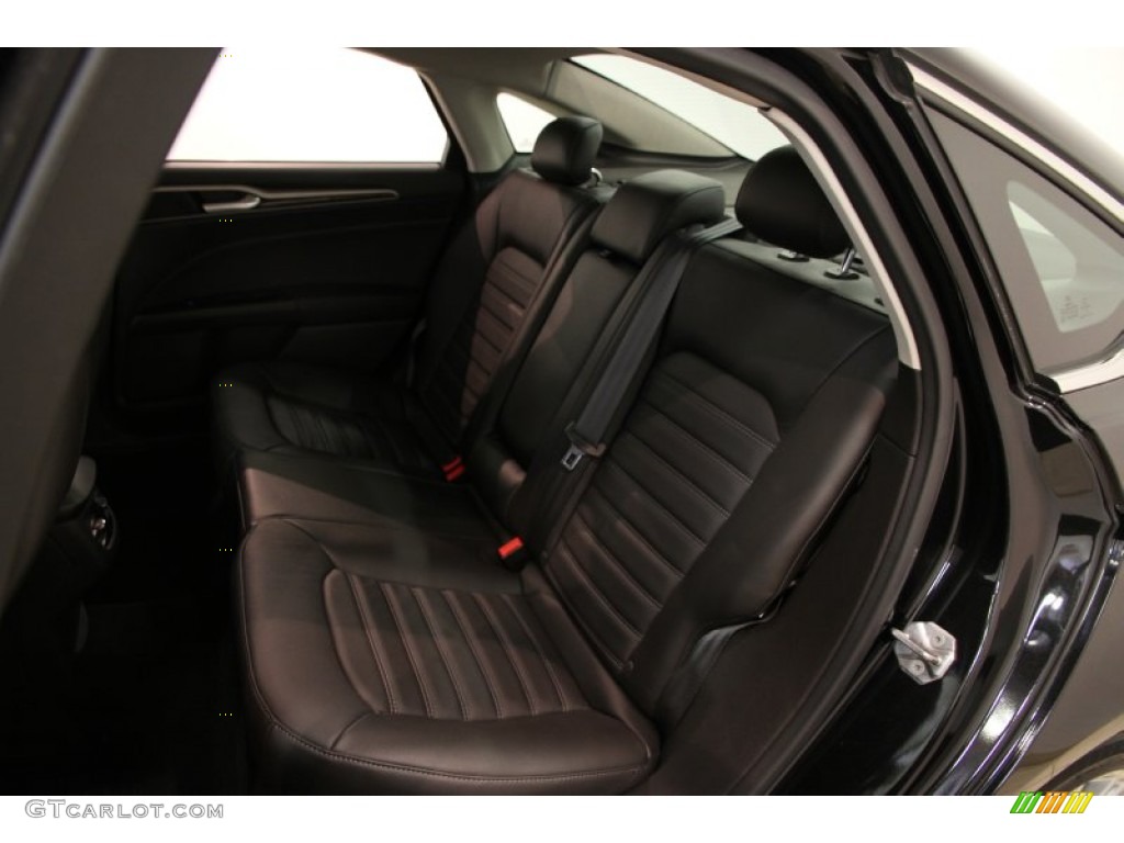 2013 Ford Fusion SE 2.0 EcoBoost Rear Seat Photo #85293365