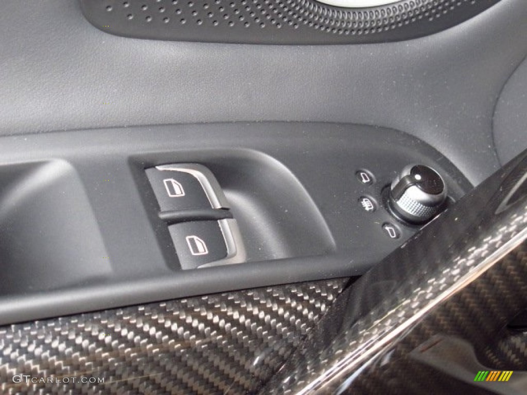 2014 R8 Coupe V10 Plus - Phantom Black Pearl / Black photo #15