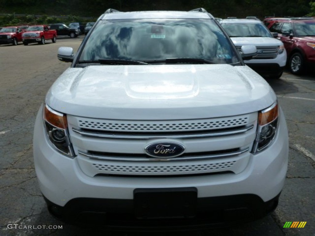 2014 Explorer Limited 4WD - White Platinum / Pecan photo #6