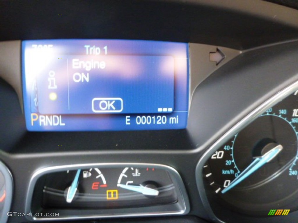 2014 Focus SE Sedan - Oxford White / Medium Light Stone photo #14