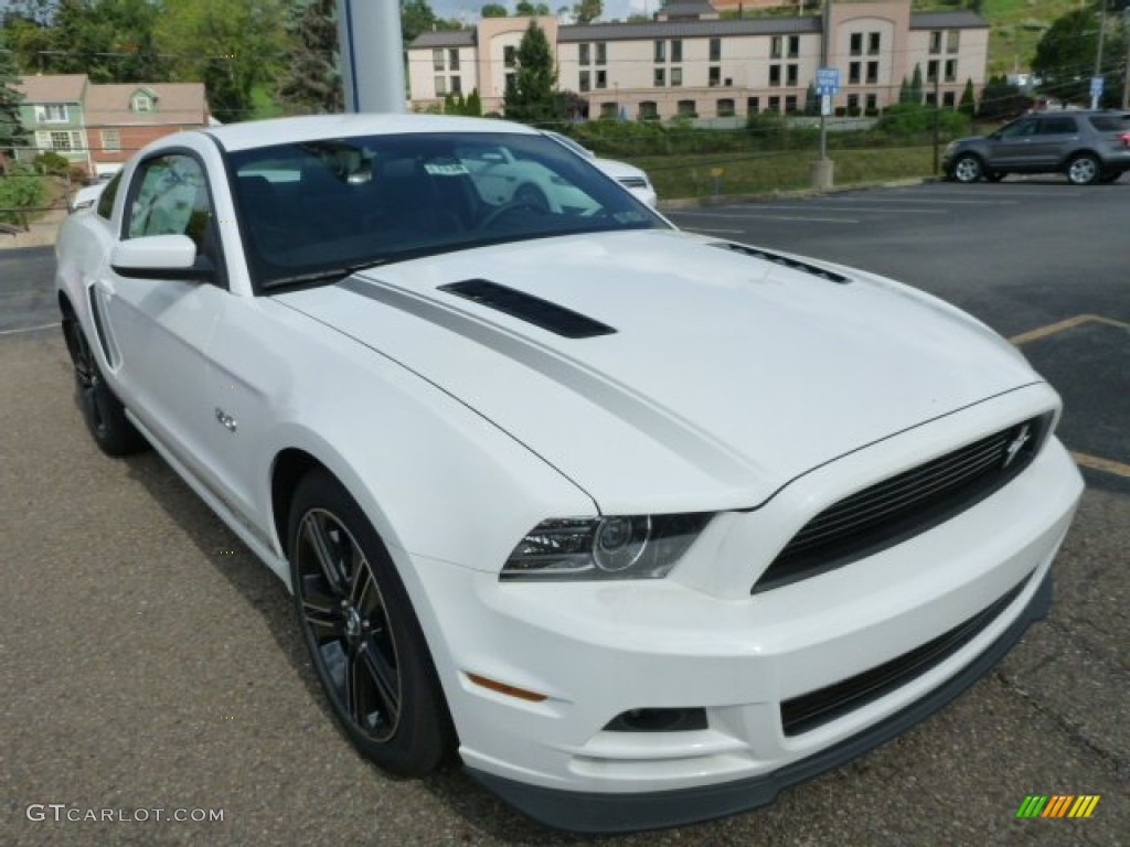 2013 Mustang GT Premium Coupe - Performance White / Charcoal Black photo #1