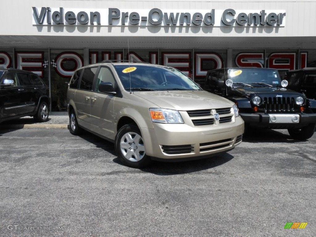 2010 Grand Caravan SE - White Gold Pearl / Dark Slate Gray/Light Shale photo #1