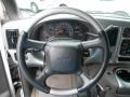 Dark Pewter 2002 Chevrolet Express 1500 Passenger Conversion Van Steering Wheel