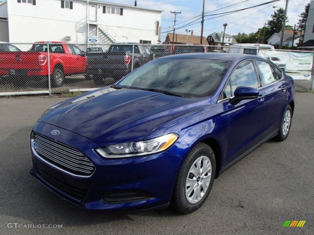 2014 Fusion SE - Deep Impact Blue / Charcoal Black photo #1