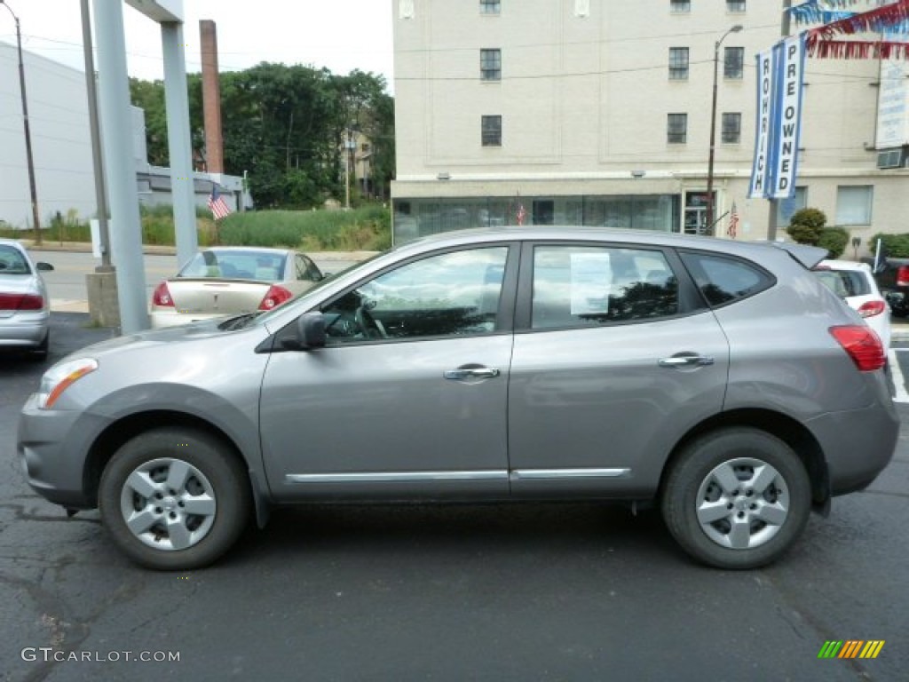 2011 Rogue S AWD - Gotham Gray Metallic / Black photo #2