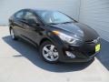 2013 Midnight Black Hyundai Elantra GLS  photo #2