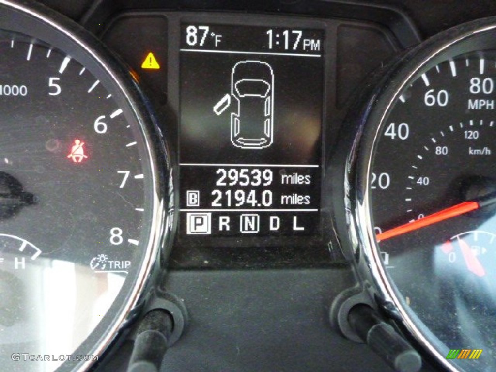 2011 Rogue S AWD - Gotham Gray Metallic / Black photo #9