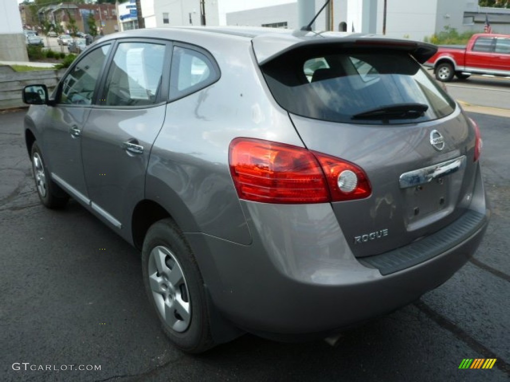 2011 Rogue S AWD - Gotham Gray Metallic / Black photo #10