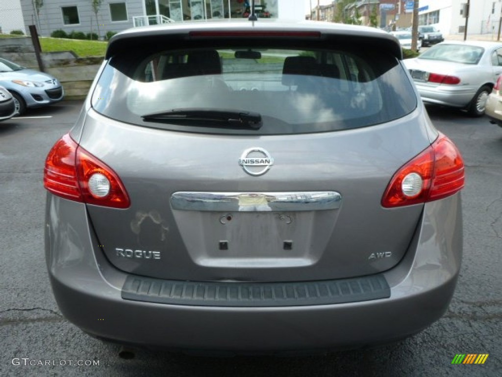 2011 Rogue S AWD - Gotham Gray Metallic / Black photo #11