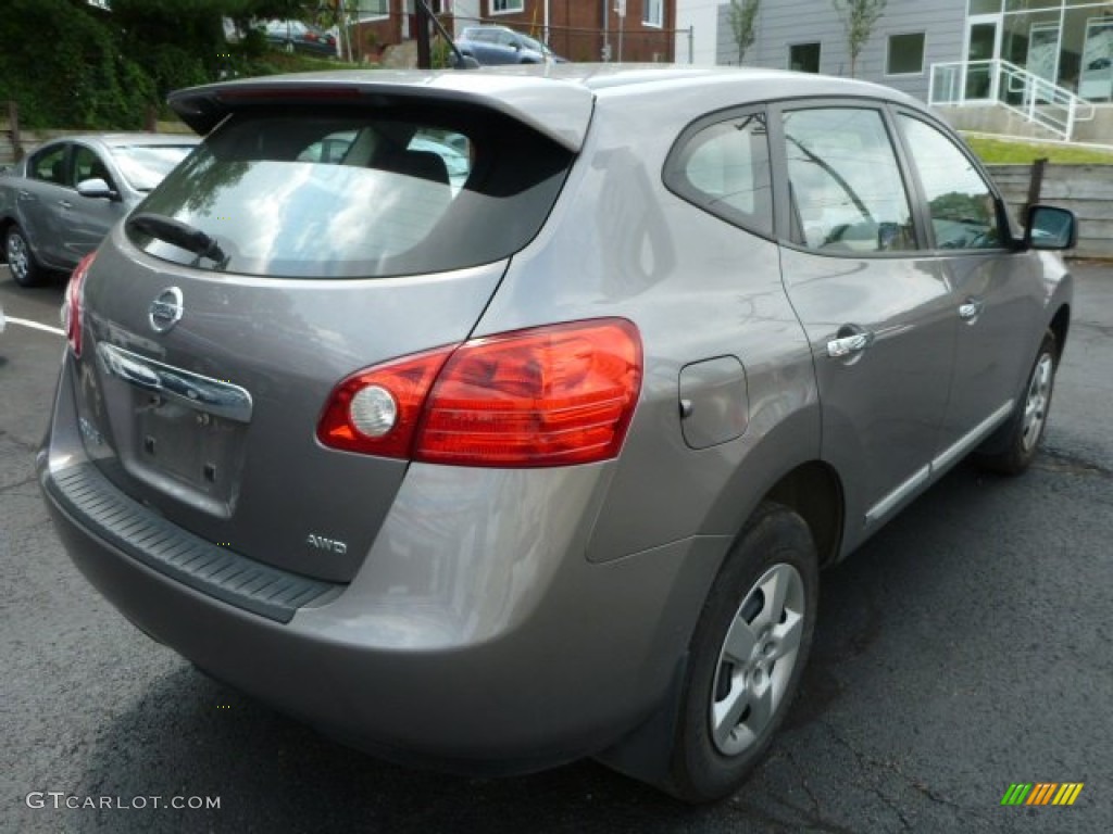2011 Rogue S AWD - Gotham Gray Metallic / Black photo #12