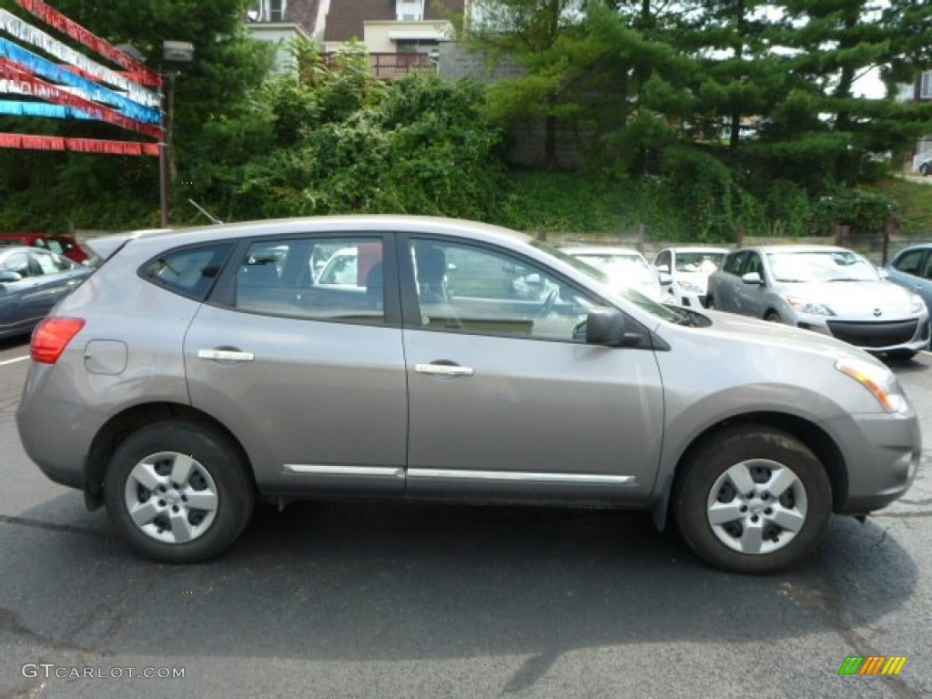 2011 Rogue S AWD - Gotham Gray Metallic / Black photo #13