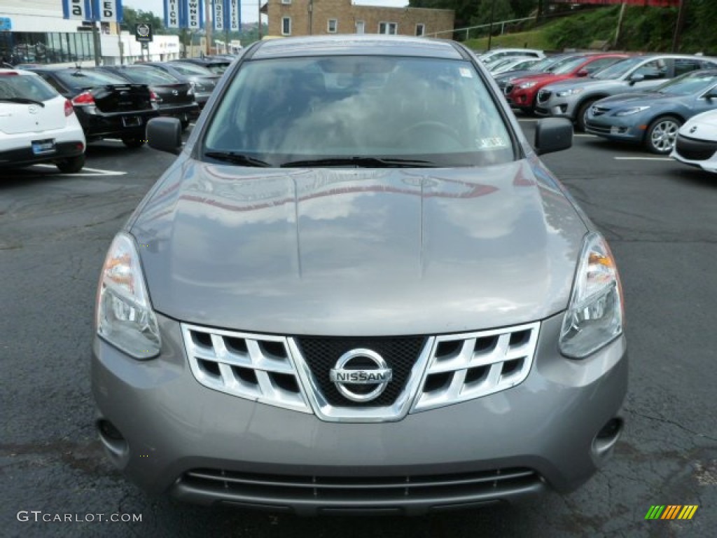 2011 Rogue S AWD - Gotham Gray Metallic / Black photo #14