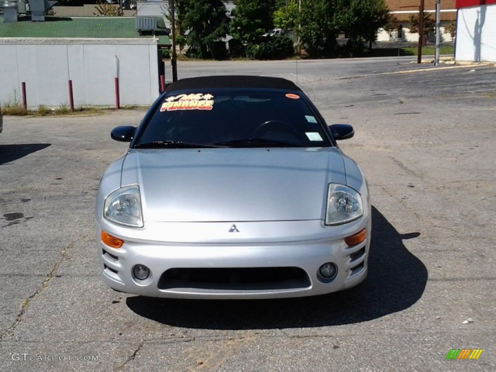 2003 Eclipse Spyder GTS - Sterling Silver Metallic / Midnight photo #1