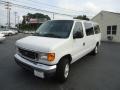 2007 Oxford White Ford E Series Van E150 XLT Passenger  photo #2