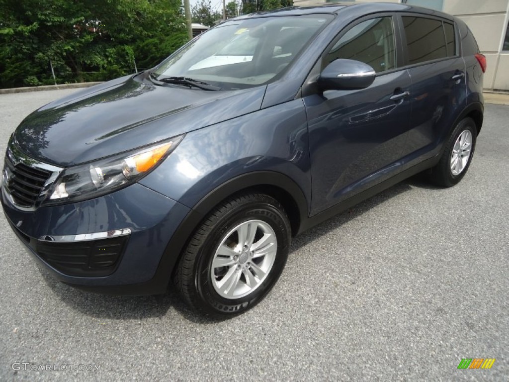 Twilight Blue 2011 Kia Sportage LX Exterior Photo #85302830