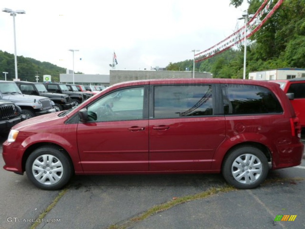 2014 Grand Caravan SE - Deep Cherry Red Crystal Pearl / Black/Light Graystone photo #2