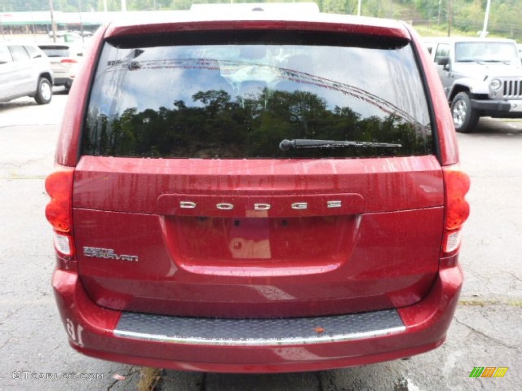 2014 Grand Caravan SE - Deep Cherry Red Crystal Pearl / Black/Light Graystone photo #4