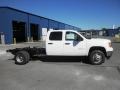 Summit White - Sierra 3500HD Crew Cab Dually Chassis Photo No. 1