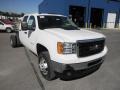 Summit White - Sierra 3500HD Crew Cab Dually Chassis Photo No. 2