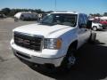 Summit White - Sierra 3500HD Crew Cab Dually Chassis Photo No. 3