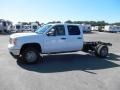 Summit White - Sierra 3500HD Crew Cab Dually Chassis Photo No. 4
