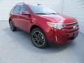 2013 Ruby Red Ford Edge SEL  photo #2