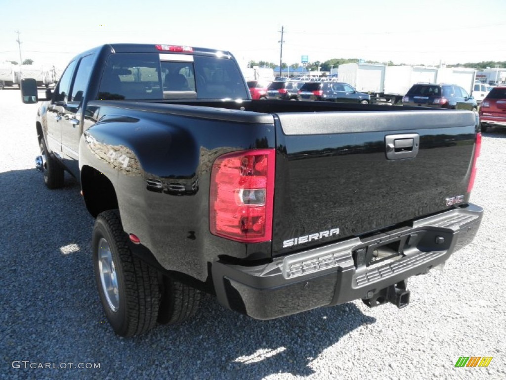 Onyx Black 2014 GMC Sierra 3500HD Denali Crew Cab 4x4 Dually Exterior Photo #85304597