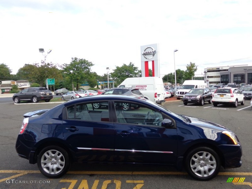 2012 Sentra 2.0 S - Blue Onyx / Charcoal photo #4