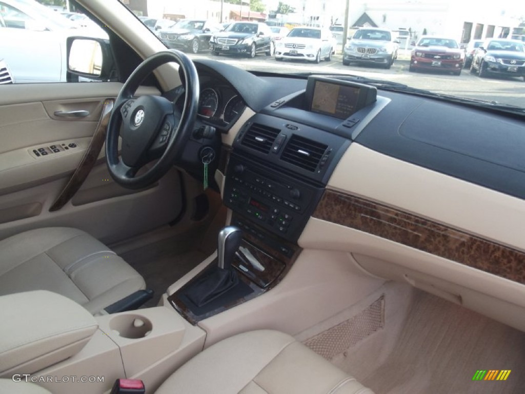 2007 X3 3.0si - Montego Blue Metallic / Sand Beige photo #14