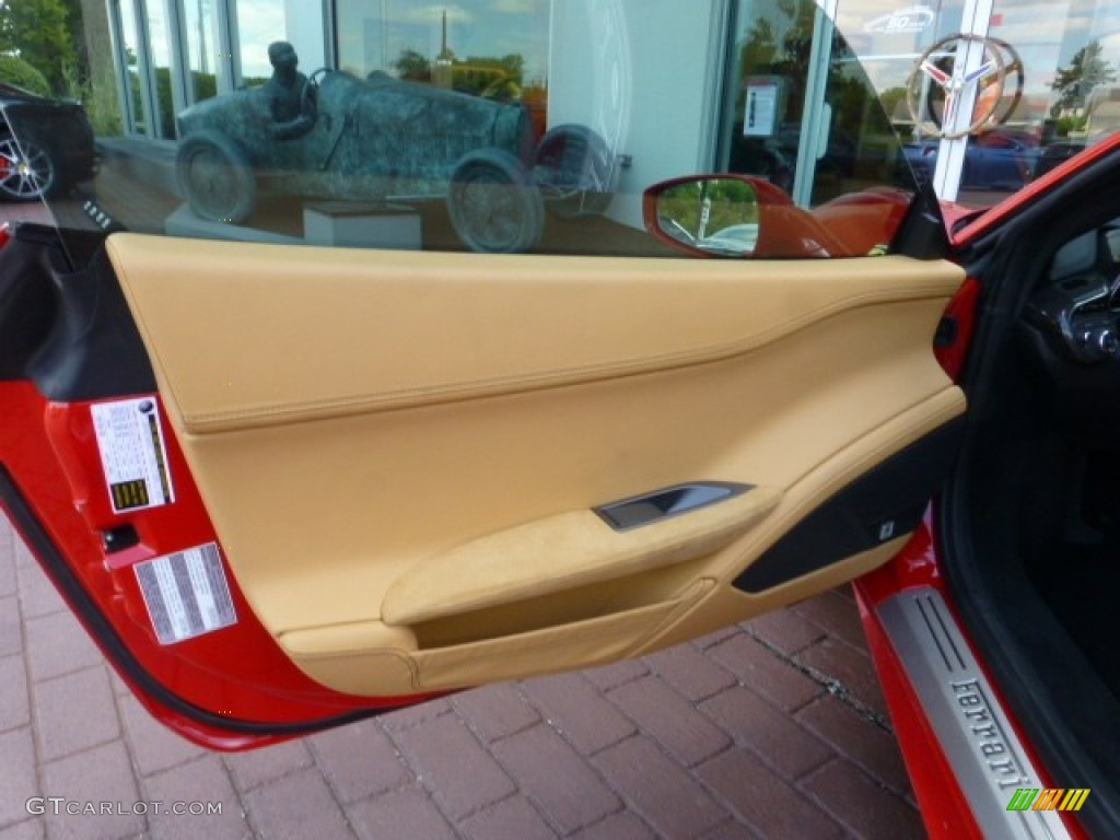 2012 Ferrari 458 Italia Beige Door Panel Photo #85306895