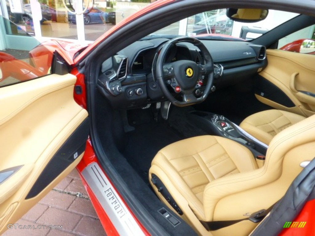 Beige Interior 2012 Ferrari 458 Italia Photo #85306907
